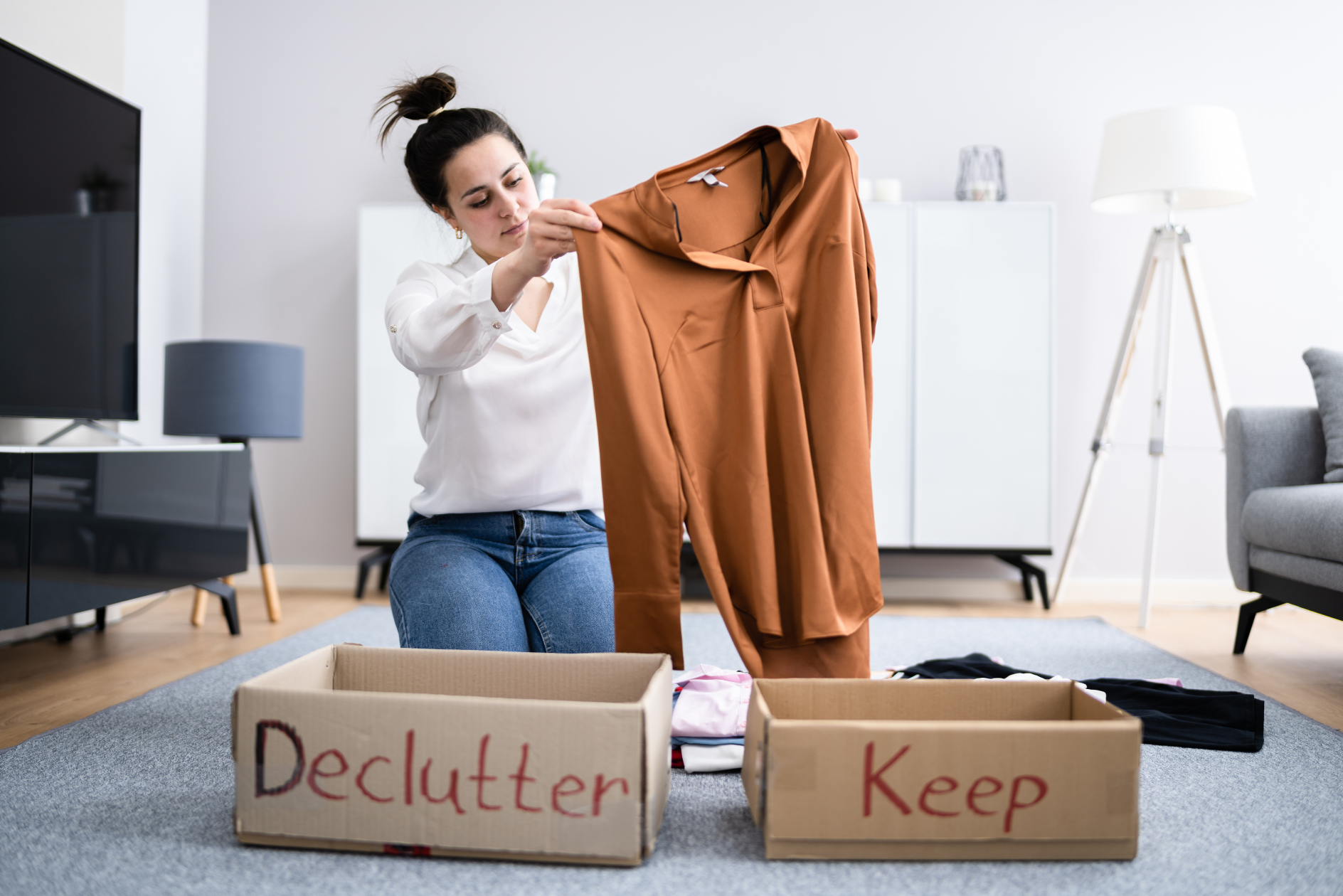 decluttering rubbish removal