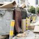 Pile of rubbish in Sydney street waiting for rubbish removal service