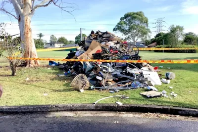 Pile of Rubbish in Sydney Park needs same day Rubbish Removal